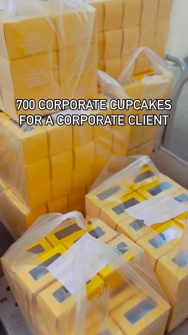 Yellow gift boxes arranged for gifting