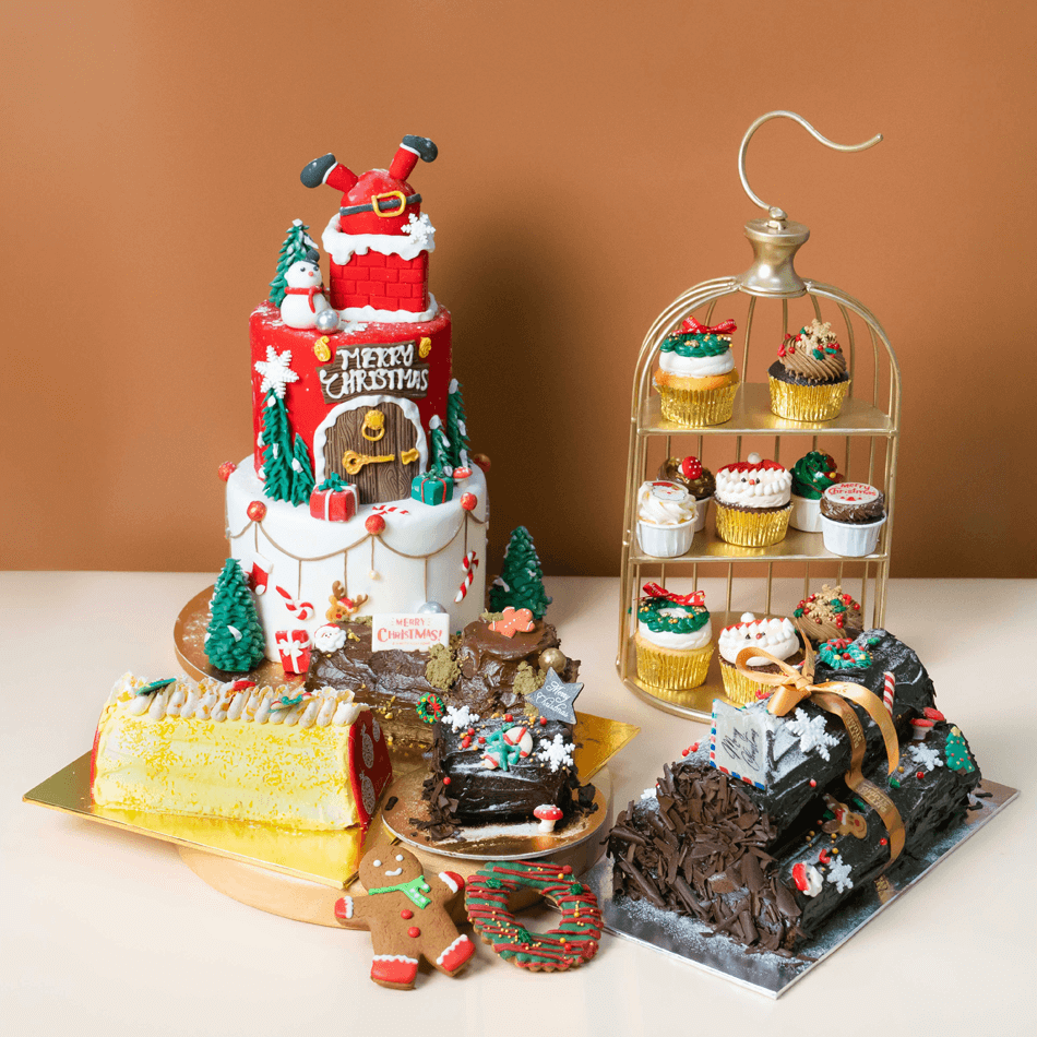 butter studio christmas cakes