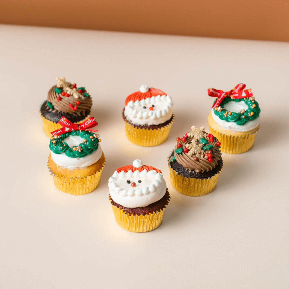 Christmas Joy Cupcakes
