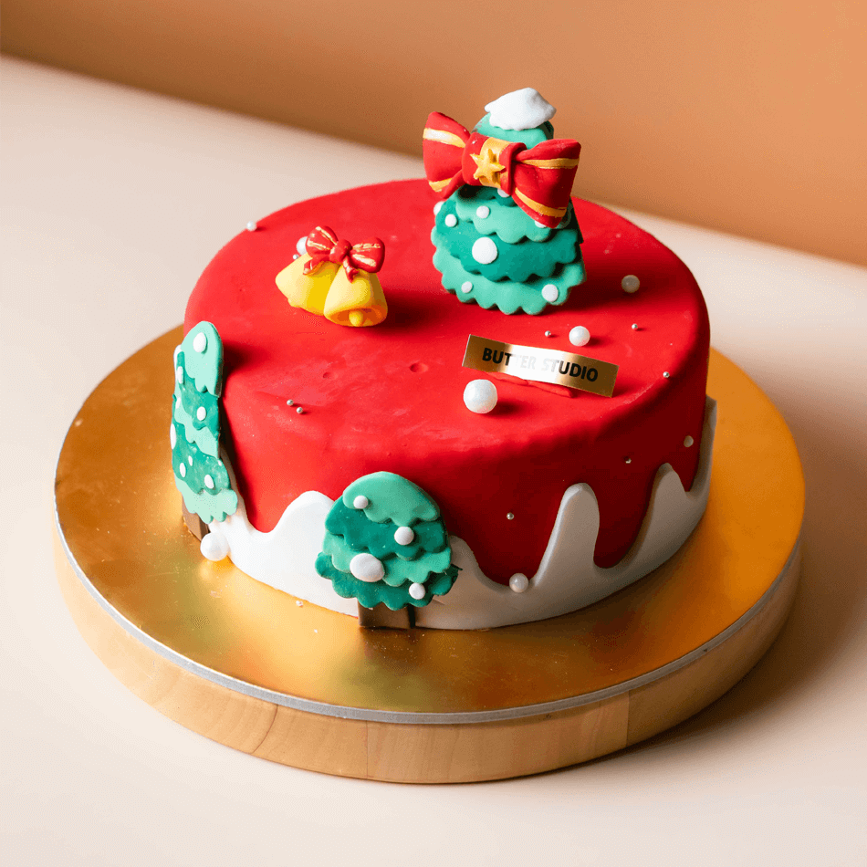 Merry Wonderland Christmas Cake