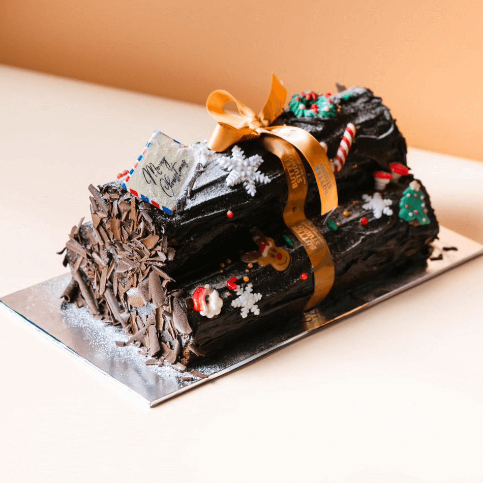Signature Triple Chocolate Noël Log Cake